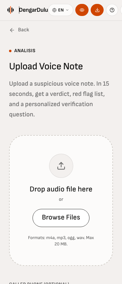 dengardulu easy mode for older users